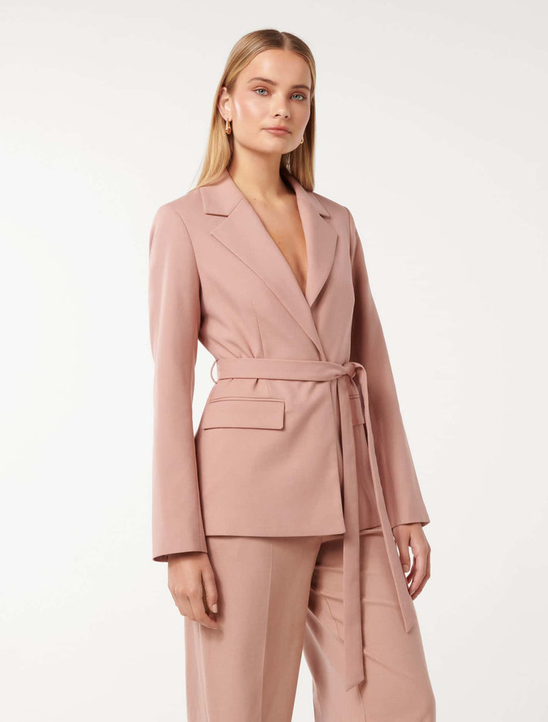 Iris Belted Blazer Forever New