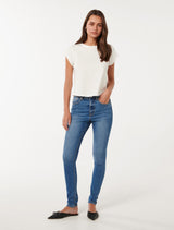 Nala Mid-Rise Skinny Jeans Forever New