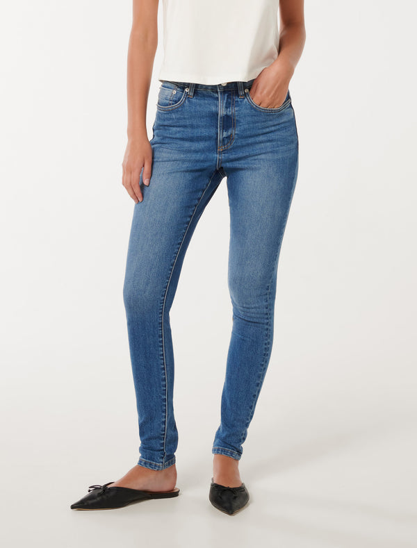 Nala Mid-Rise Skinny Jeans Kommetjie Forever New