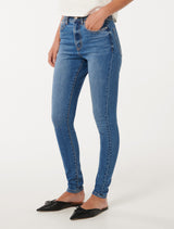 Nala Mid-Rise Skinny Jeans Forever New