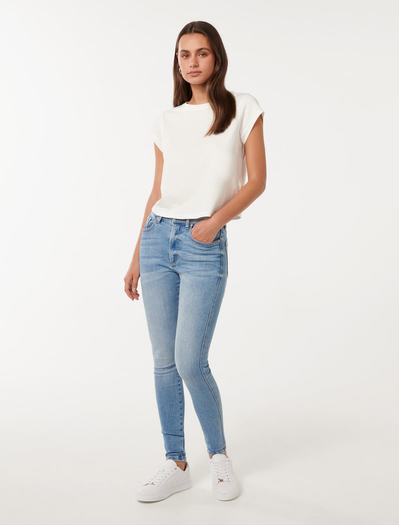 Ashley Mid-Rise Skinny Jeans Forever New