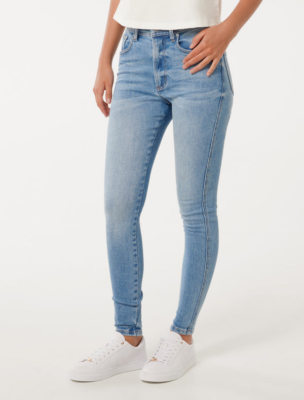 Ashley Mid-Rise Skinny Jeans Forever New