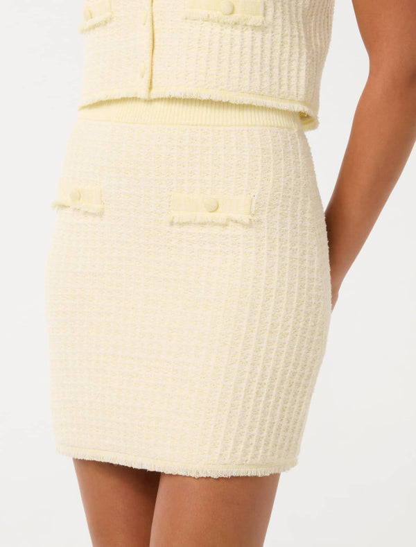 Aria Boucle Knit Skirt