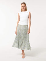 Della Pleated Skirt Forever New