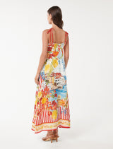 Sicilia Printed Midi Dress Forever New