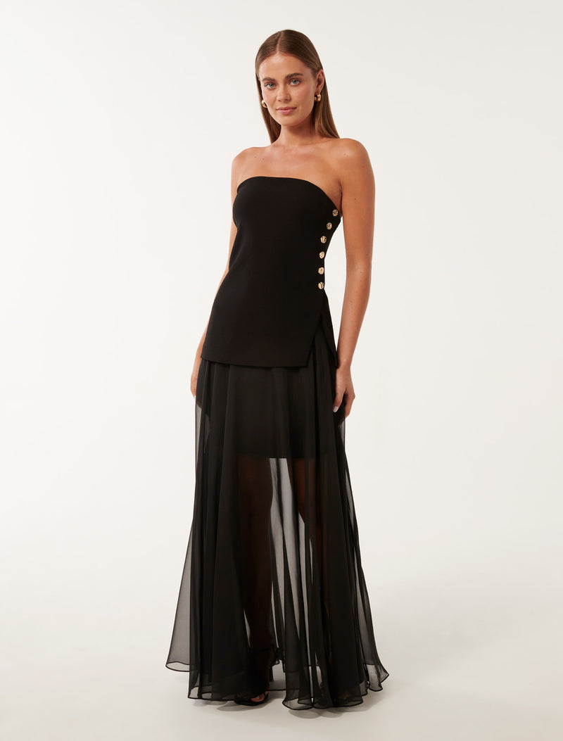 Lisette Sheer Maxi Skirt Forever New