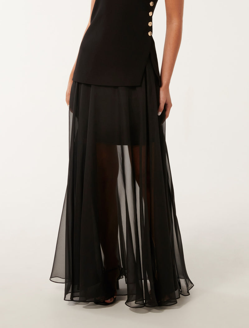 Lisette Sheer Maxi Skirt Forever New