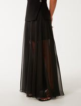 Lisette Sheer Maxi Skirt Forever New