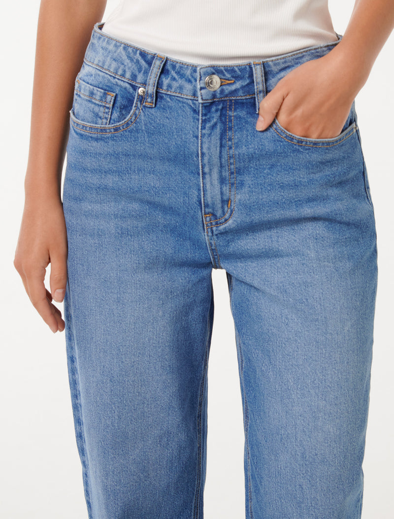 Cindy Barrel Leg Jeans Forever New