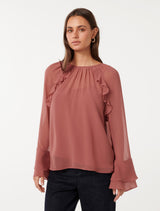 Tori Ruffle Blouse Forever New