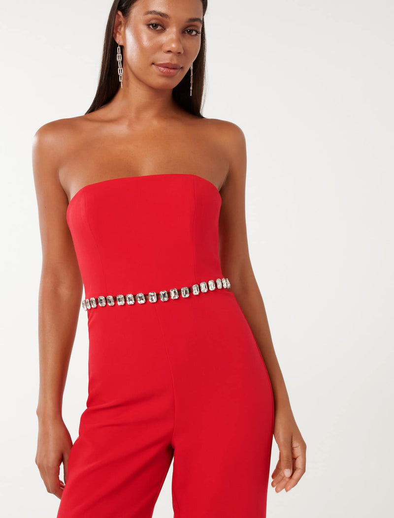 Ari Embellished Jumpsuit Forever New