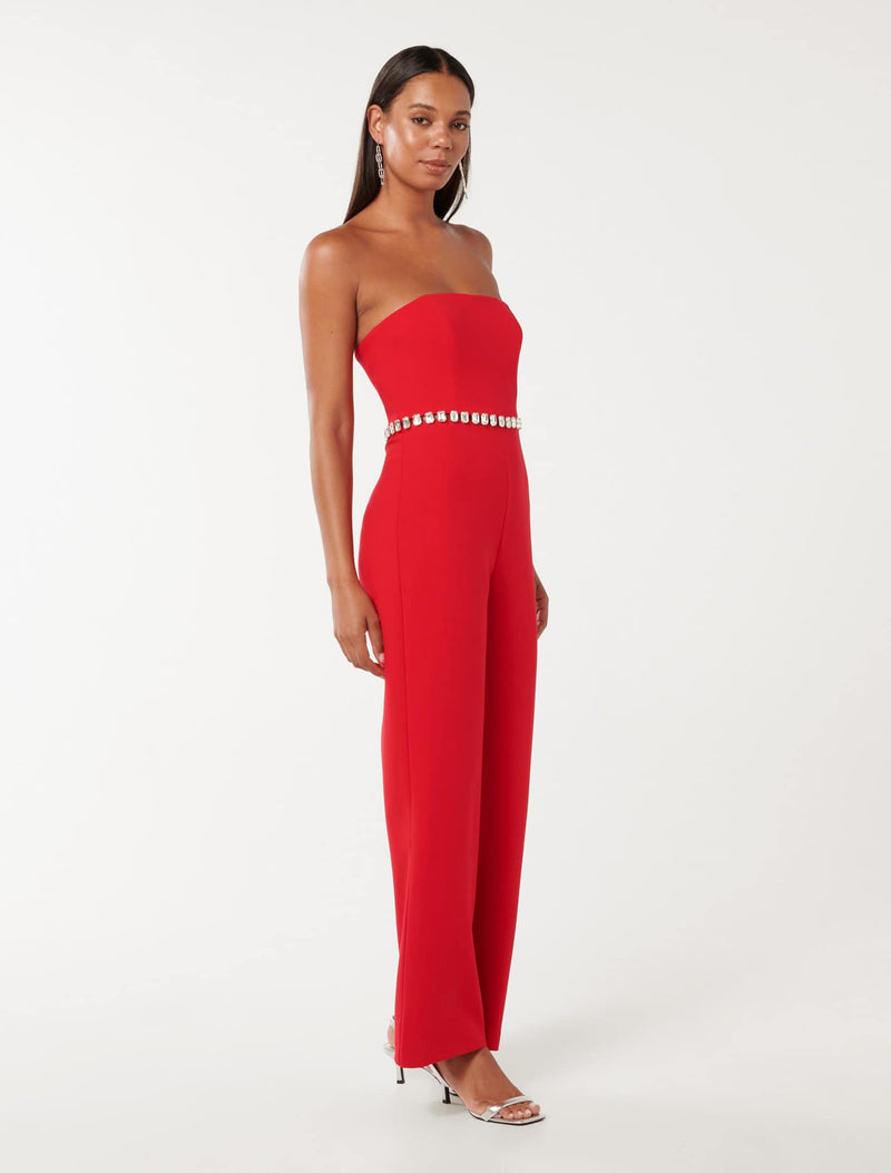 Ari Embellished Jumpsuit Forever New