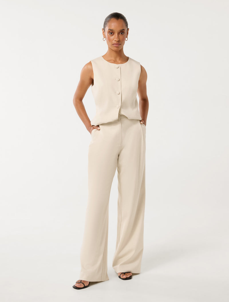 Daniela Petite Wide Leg Pants Forever New