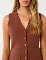 Laura Knitted Waistcoat Forever New