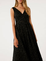 Tiffany Jacquard Maxi Dress Forever New