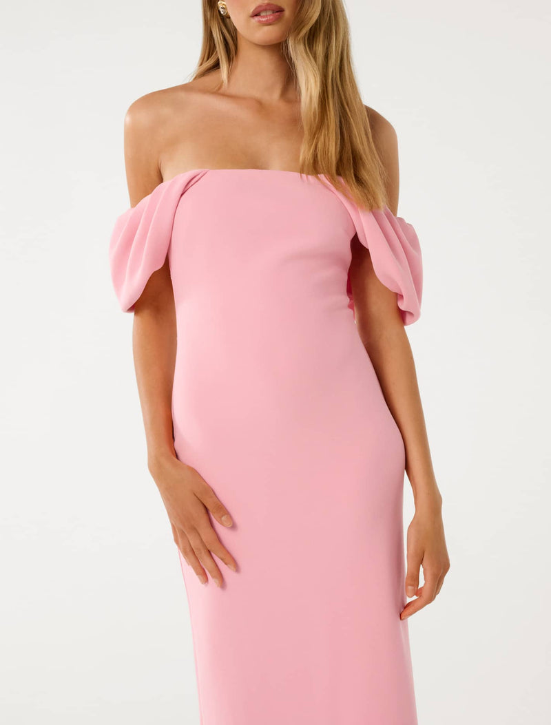 Jacinta Off Shoulder Bodycon Midi Dress Forever New