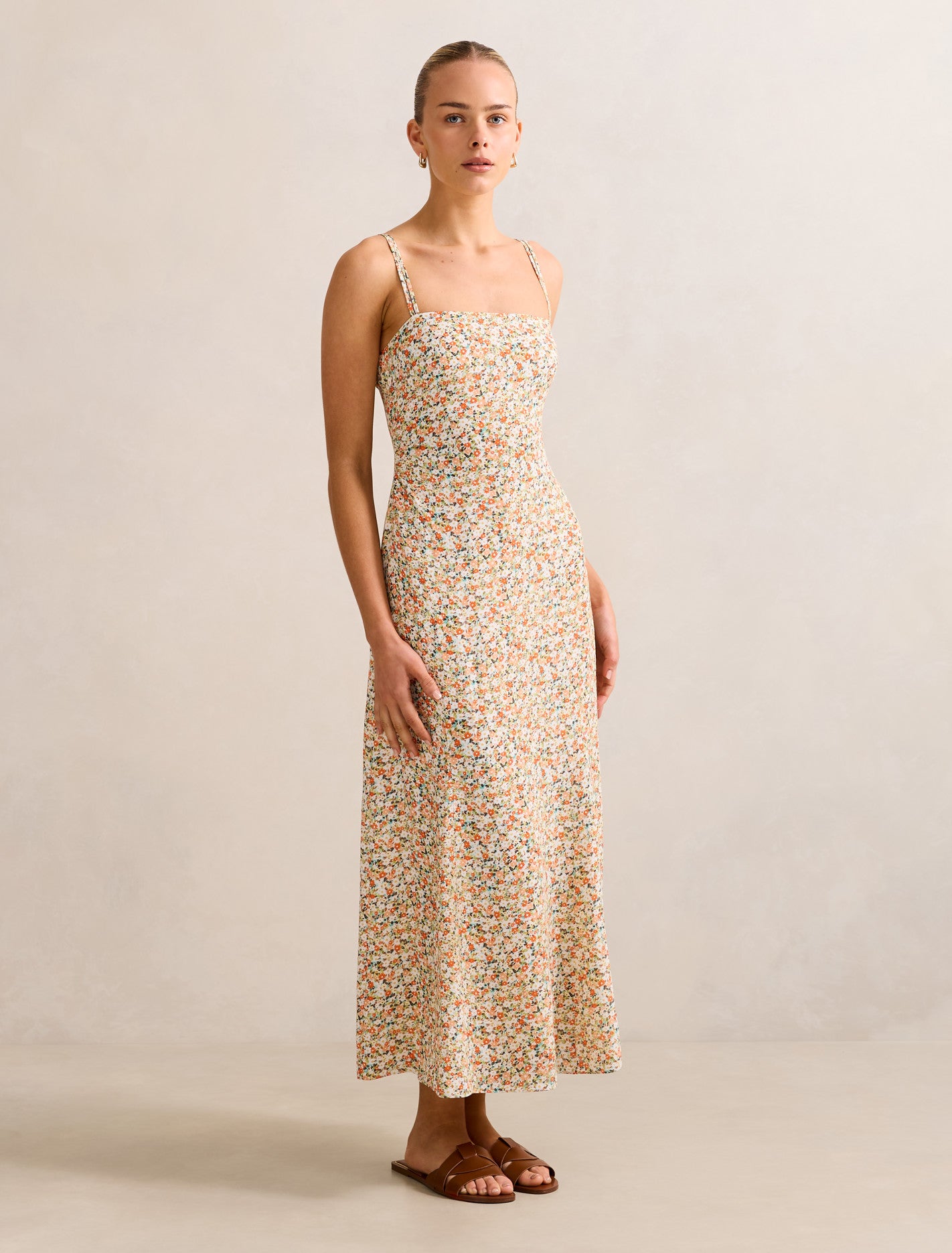Georgina Strappy Midi Dress Forever New