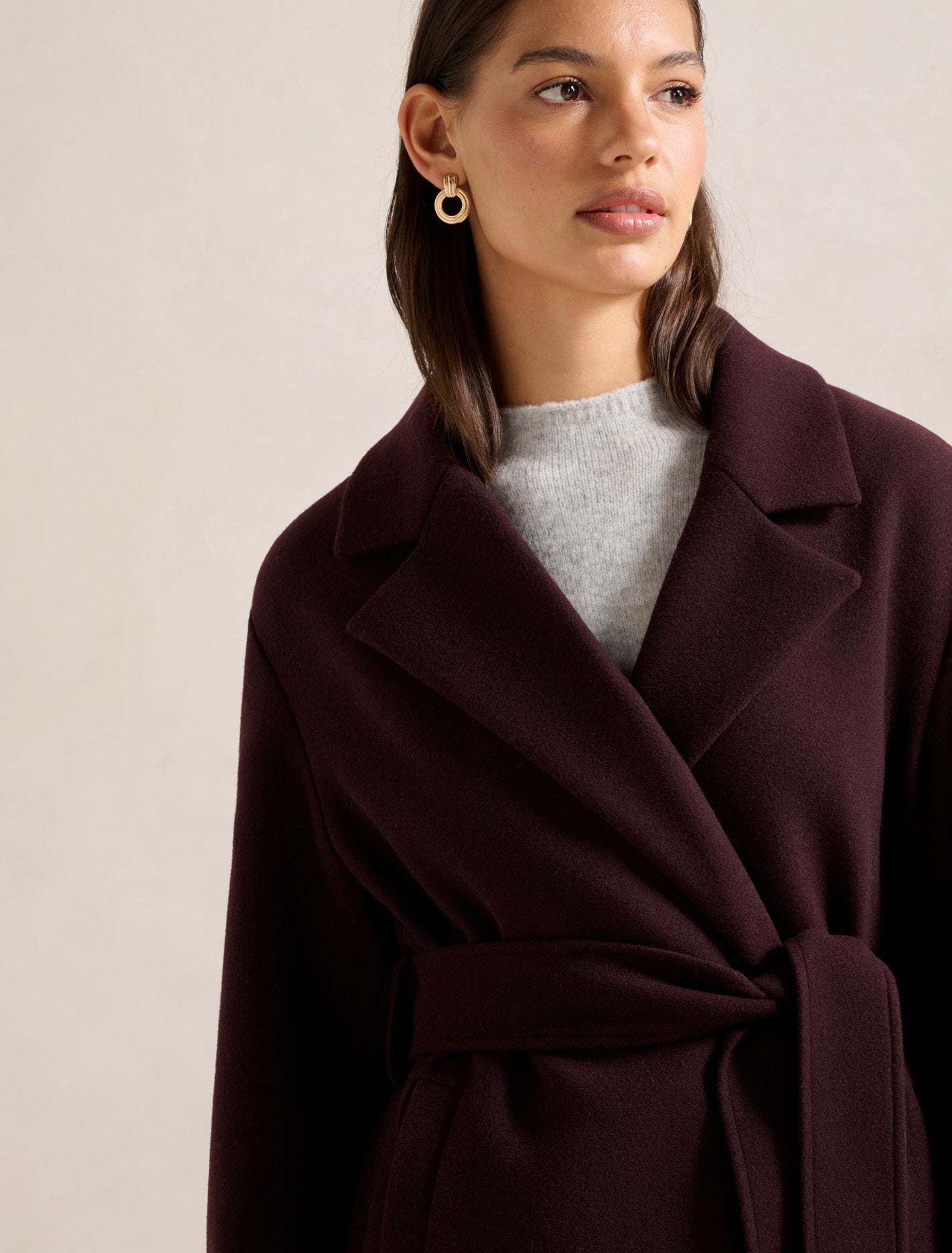 Heidi Double Breasted Wrap Coat Forever New