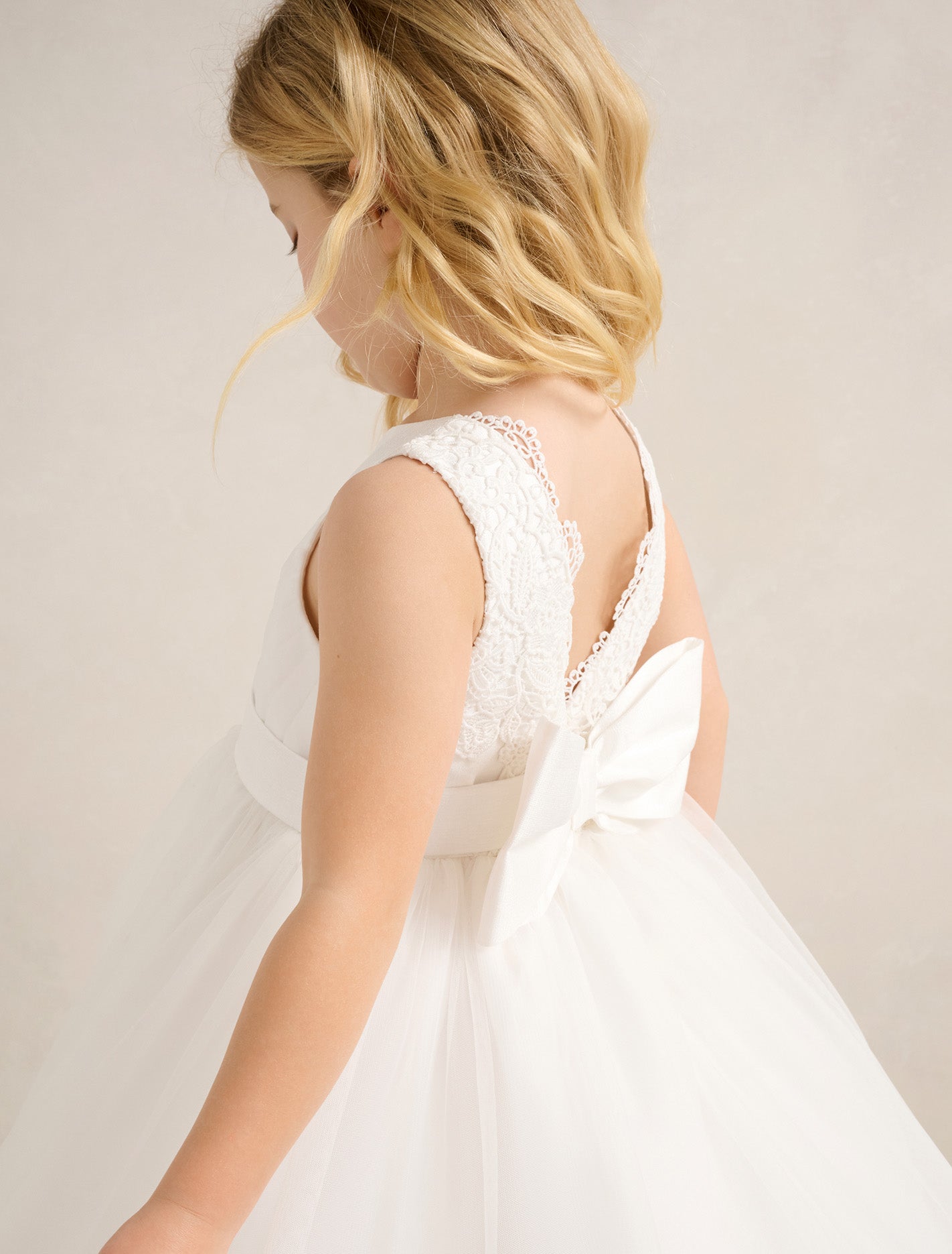 Scarletta Girls Lace Trim Dress Forever New