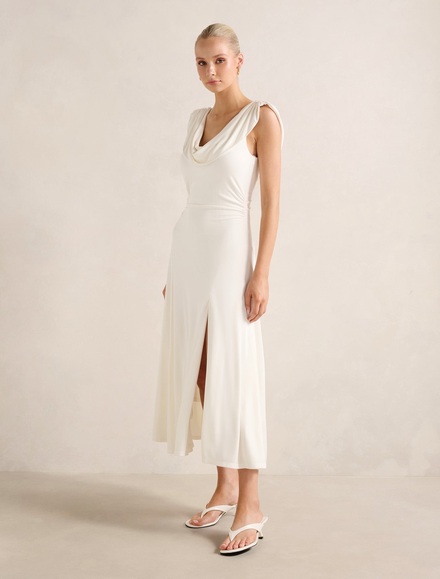 Oceana Cowl Jersey Dress Forever New