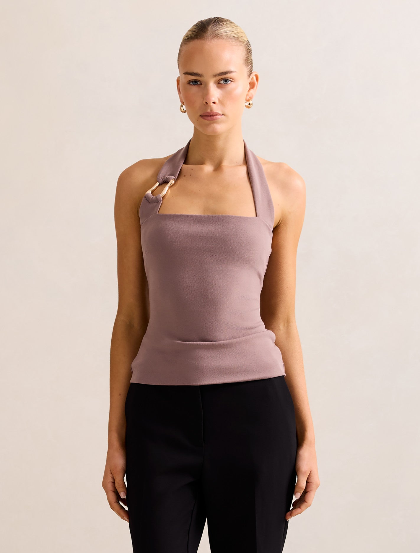 Colette Hardwear Halter Top Slate Forever New
