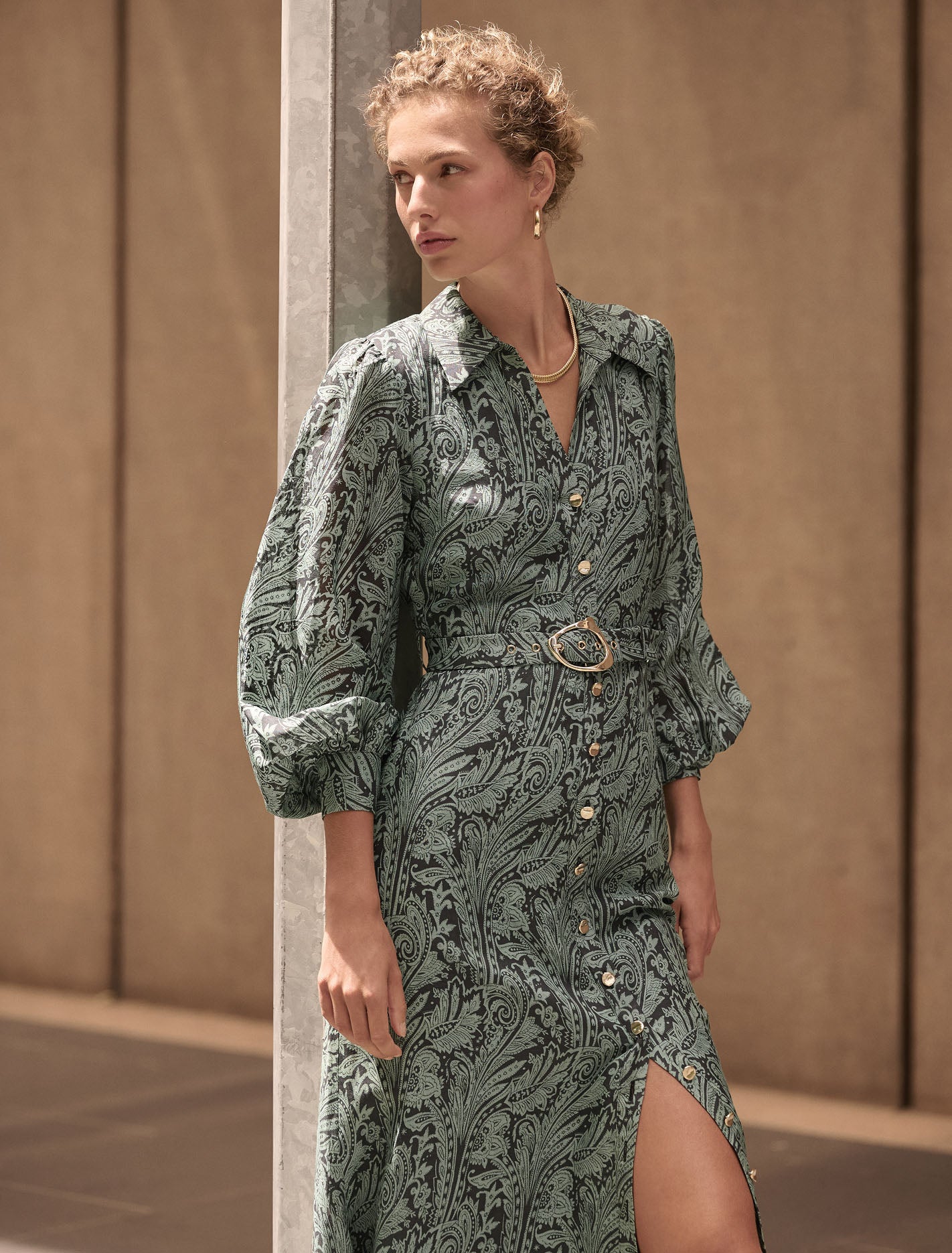 Hazel Shirt Midi Dress Forever New