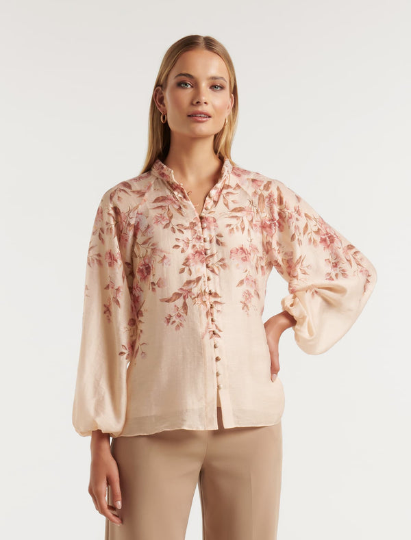 Celeste Raglan Blouse Forever New