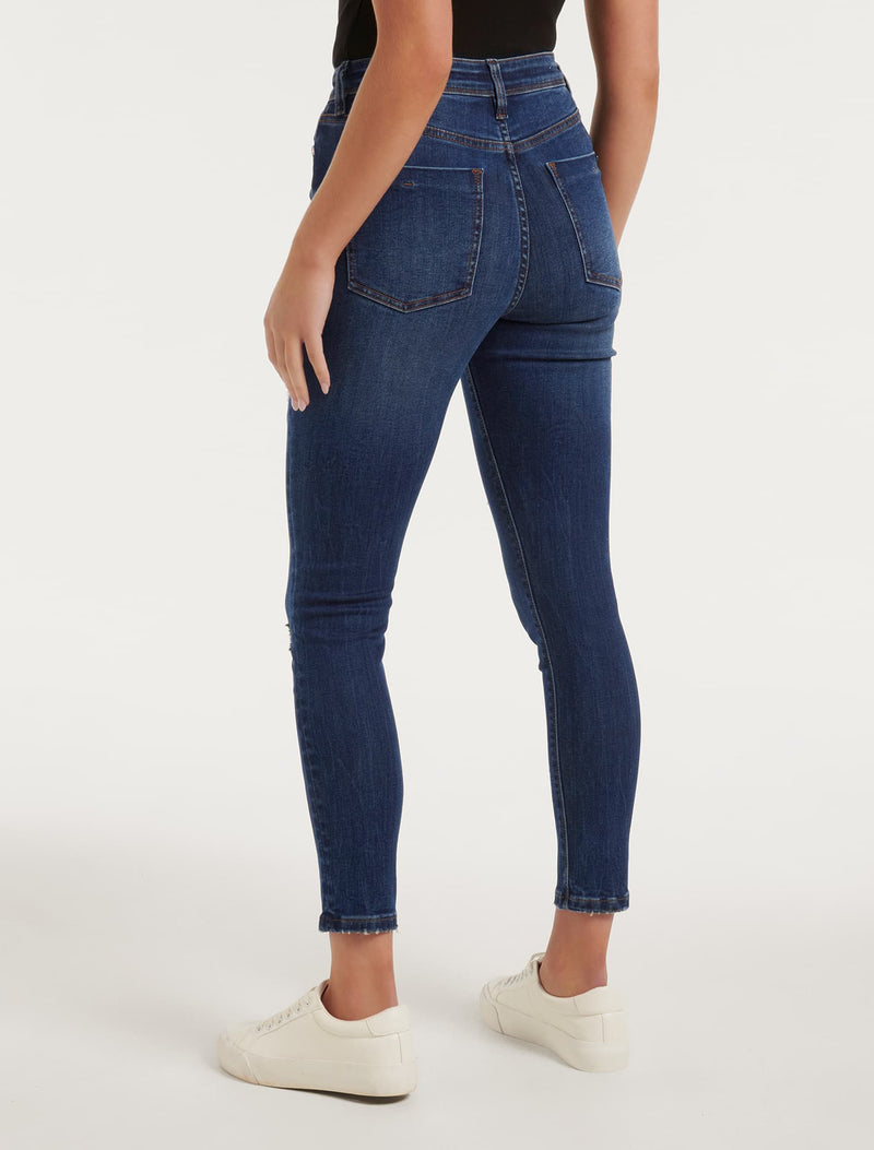 Nala Mid-Rise Skinny Jeans Forever New