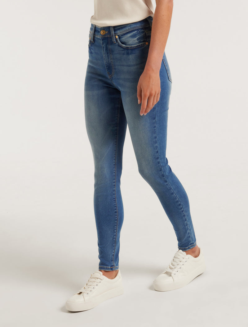 Nala Mid-Rise Skinny Jeans Forever New