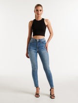 Nala Mid-Rise Skinny Jeans Forever New