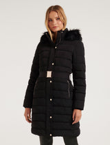 Georgie Long Puffer Coat Forever New