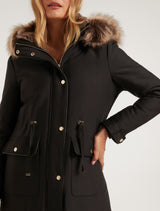 Jacinta Short Parka Jacket Forever New