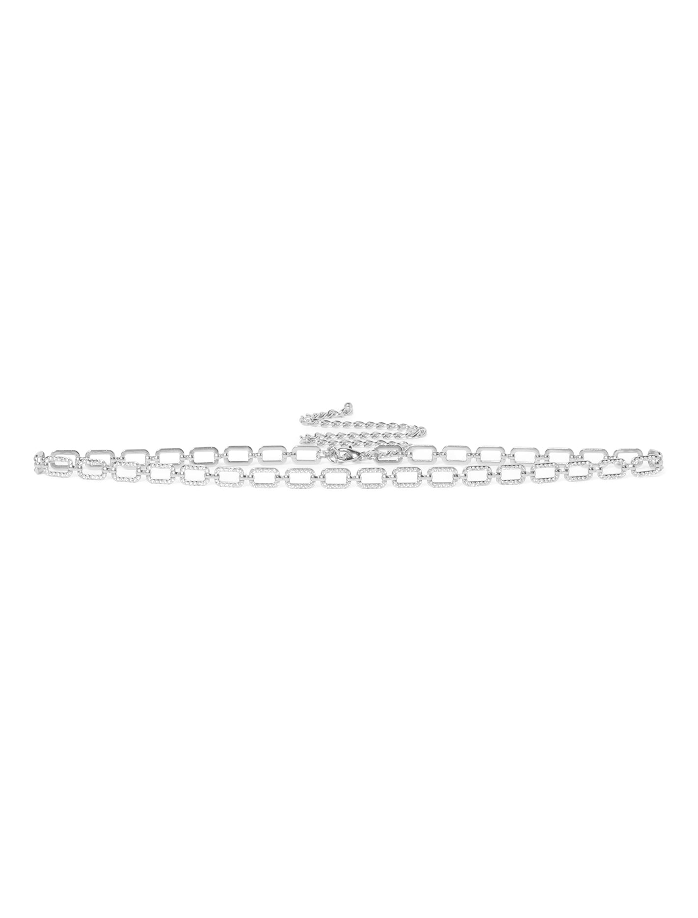 Rochelle Jewelled Belt Silver Forever New