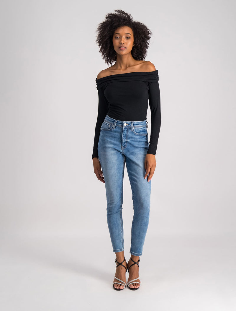 Nala Mid-Rise Skinny Jeans Forever New